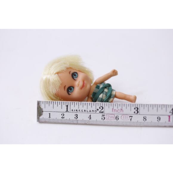 1960s, Liddle Kiddles, Mini Doll, Blonde Hair, Blue Eyes, Mattel ~ 250929-WH 763 - Picture 3 of 3